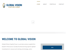 Tablet Screenshot of global-vision.ca